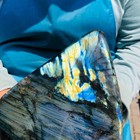5 3lb Natural Gorgeous Labradorite Quartz Crystal Stone Specimen Healing