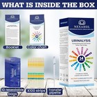 Urine Test Strips For Urinalysis Full Panel - 14 Parameter Urinalysis 100 Count