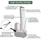 12v Linear Actuator 2    48  6inch 40inch Stroke Fast Speed 5 30mm s 56lb- 450lb