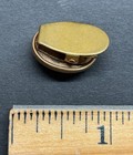 Ca  1930 Zeppelin Tie Clip Original Dirigible Blimp Gold W  Wear  