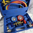 Omt 3-valve Manifold Gauge Set Ac Hvac R134a R410a R22 R404a Refrigerant W case