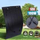 100w 400w Mono Solar Panel 12v Charging Off-grid Battery Power Rv Home Boat Camp