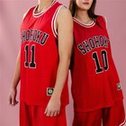 Anime Slam Dunk Basketball Team Jersey Sakuragi Hanamichi No 10 Vest Shorts Set