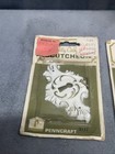 Vintage Lot Of 3 Antique Painted Brass Cabinet Keyhole Cover Penncraft  0177