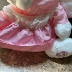 Vtg Fisher Price Pink Bunny Rabbit Dress Puffalump Stuffed Toy 1986 Quaker Oats