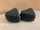 Ludwig Large Curved Bass Drum Spur Leg Rubber Tip Foot Parts Lot Of 2x 80s Vtg
