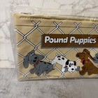 Vintage Pound Puppies Pencil Holder Case Zip Closure 1986 By Tonka Dog Pouch Nos