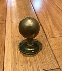 Vintage Old Antique Brass Door Knob Handle Old English Victorian Cd12
