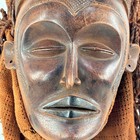 Chokwe Mask Mwana Pwo With Headdress Angola
