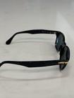 Vintage Giorgio Armani 832 020 140 Sunglasses Black Italy Gold Edges Excellent 