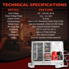 Wf-9875 Wf-9875-ad-cb 75 Amp Power Converter Charger Rv Trailer Camper Wf-9800