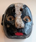 Antique Monkey Mexico Guatemala Wood Carved Dance Mask 
