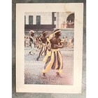 Vtg Signed African American Art Print Collectible Black Americana Foam Mount