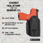 Iwb owb Kydex Holster For Byrna Cl Compact - Ambidextrous - Made In The Usa
