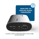 Orei Hdmi Arc earc To Analog Audio Extractor Converter  Pcm To 2ch Hdmi 1 4 Da25