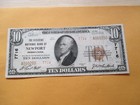 1929  10 The Citizens National Bank Of Newport  Pennsylvania Very Rare