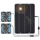 16w Solar Panel Powered Fan Exhaust Fanwaterproof Dual Exhaust Fan Air Extractor