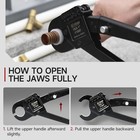 Angle Head F1807 Pex Pipe Crimping Tool For 1 2 3 4 1  Copper Rings Three Pex Cr
