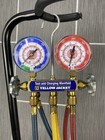 Yellow Jacket 42001 Series 41 Manifold With 3-1 8 Inch Gauge Includes 3 Hoses