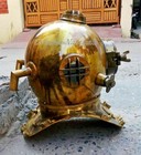 Vintage Brass Scuba Marine Diving Divers Helmet Us Navy Mark V 18   Helmet Gifts