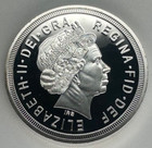 2013 Great Britain  999 Silver 5 Pound Proof Sovereign 1 Oz Rare Coin Only 10k  