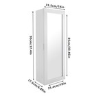 Wall Mount Organizer Ironing Board Cabinet With Storages And Mirror Hide Away
