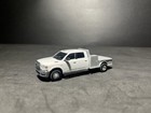 1 64 2020 Greenlight Ram Dually W  Utility Flatbed Tow Hitch Custom