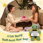 Handmade Crochet Turtle     Inspirational Gift With Message Card