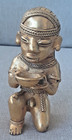 Vtg Colombian Gold Copper Tumbaga - Man With Bowl - 88 6gr 5  Gold Xrf Verified