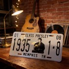Full Size Embossed Elvis Presley License Plate   ships Free 