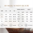 Aw Bridal Women Satin Kimono Robe Lace Lingerie Nightgown Sleepwear Pajamas Bath