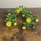 Lot Of 7 Ertl 1 64 Die-cast John Deere Farm Toy Lot Tractors   Implements