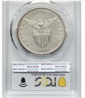 1903 P Peso Us Philippines Pcgs Gold Graded Au Details   90  Silver  Eye Appeal 