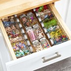 Kamenstein 24 Empty 4 Oz  5 83 In Tall Glass Jars Kitchen Spice Set Organizer