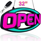Large Led Neon Open Sign 32  Light Bright For Restaurant Bar Store Shop Market