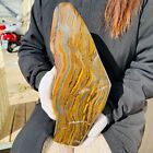 16 61lb Natural Tiger-eye Mineral Quartz Crystal Mineral Reiki Healing