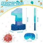  number 1  Pi  ata With Stick Blindfold Confetti Birthday Decoration Supplies