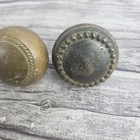 Door Knobs Vintage Antique Old Patina Brass Lot Of 2
