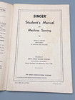 1954 Singer Student s Manual Of Machine Sewing 70-page Booklet 