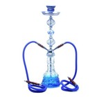 21  Hookah Set 2 Hose Smoking Nargila Glass Water Pipe   100pcs Mouth Tip