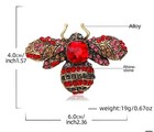 Bee Pin Brooch Red Fashion Jewelry Fast Free Ship 2 4 Inch