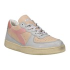 Diadora Mi Basket Low Used Lace Up  Mens Grey  Orange Sneakers Casual Shoes 1790