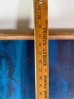 Vtg Original August Holland  pearl Of Wisdom  Tiki Man Bar Textured Litho Mcm 