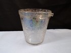 Fostoria Clear Iridescent Glass Brocade Paradise Ice Bucket