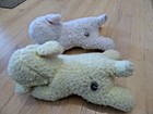 Lot Of 2 Vintage Musical 14  Dicksons Plush Baby Lamb Sheep Turn Key Music