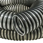 Big Horn 11283 2 Inch X 10 Feet Dust Hose  Clear With Black Helix