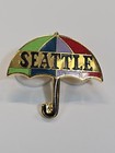 Seattle Travel Souvenir Lapel Pin Washington Umbrella