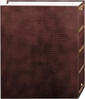Magnetic Self-stick 3-ring Photo Album 100 Pages 50 Sheets Brown