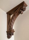 Classic Old World Handcrafted Wooden Corbel Bracket For Interior   Exterior Deco