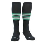 Mk Socks Competitor Otc Baseball  Football Socks - Black White Kelly Green
